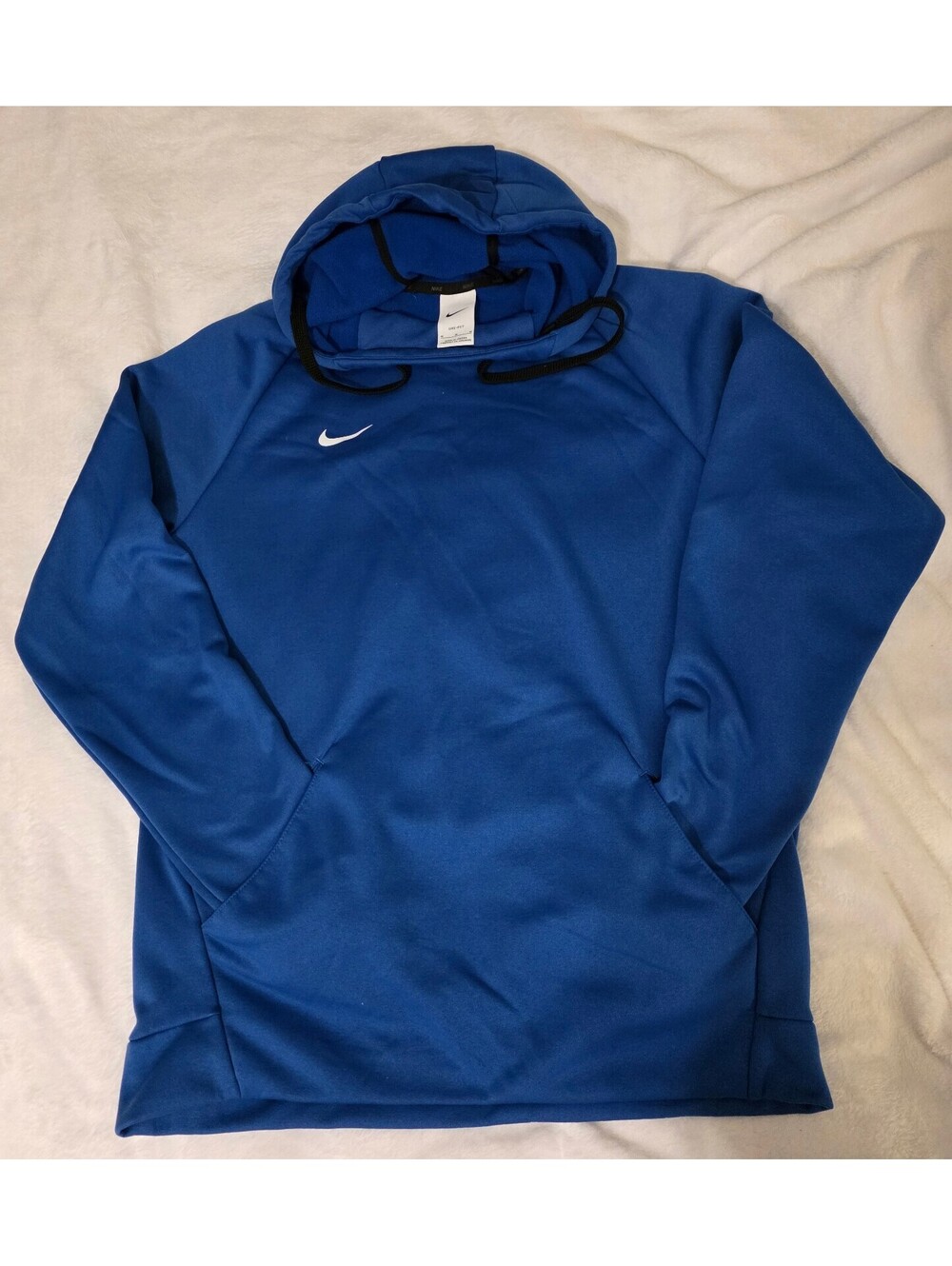 Nike Dri-FIT blue pullover hoodie